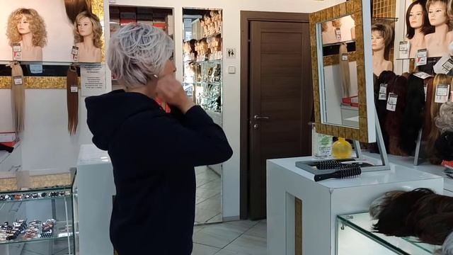 ? ALETTA MONO PART — короткий стильный парик-боб с асимметрией смотреть онлайн