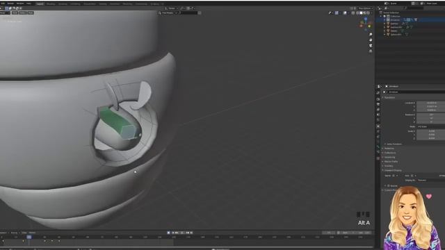 3D мультик в Blender - Анимация Пчелы и создание окружения в Блендер - 3д моделирование смотреть онлайн