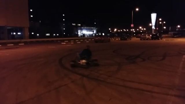 DRIFT TRIKE (дрифт трайк) СВОИМИ РУКАМИ.  Первый заезд.
