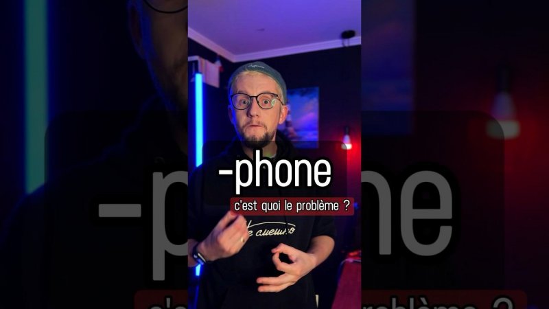 Chers apprenants, veillez à bien prononcer « -phone » parce que j’en peux plus !