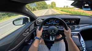 2024 Mercedes-AMG GT 53 POV Test Drive & EXHAUST SOUND
