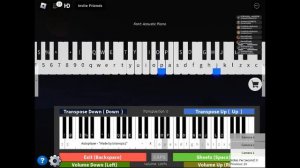 Sleeping hummingbird - космос (Roblox piano sheet in desc)