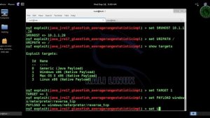 Kali Linux - Win 8 Hacking Java Applet AverageRangeStatisticImpl RCE