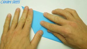 Как сделать журавлика, который машет крыльями. Оригами.