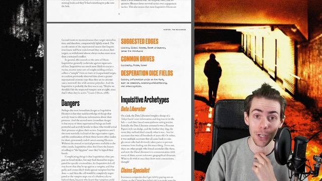 Can this roleplay book scare us? - Hunter the Reckoning 5th Edition Preview смотреть онлайн