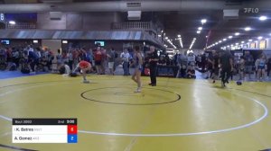 106 Lbs Rnd Of 16 - Kayla Batres, South Side Wrestling Club Vs Adriana Gomez, Arizona Girls Wrestl