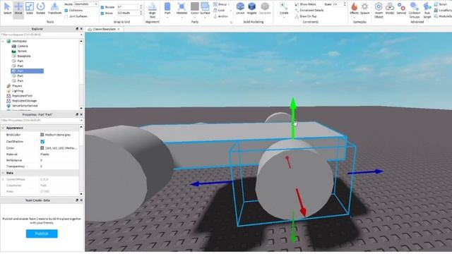 Машина - Roblox Studio (Первое видео) смотреть онлайн