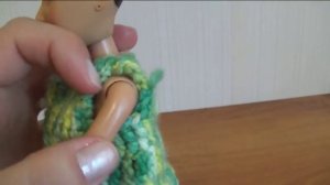 Пальто для куклы. Вязание крючком