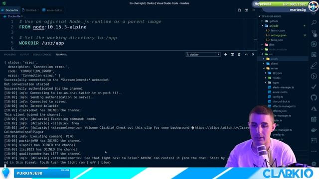 May 24, 2019: ? Coffee, code and... MOAR Docker? // @_clarkio || @clarkio смотреть онлайн