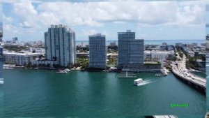 Miami Beach Skyline Summer 2022 by Drone 4K