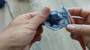 Красивый шестиугольник крючком!