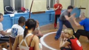 Capoeira Regional  Харьков. Игра в ритме бангела.