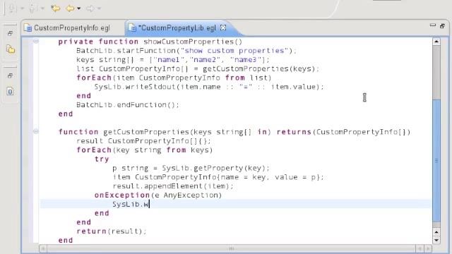 Essential EGL+Batch - Lesson 18 Custom Property смотреть онлайн
