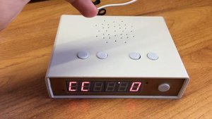 Говорящие часы с термометром TalkingLEDClock: Демонстрация работы