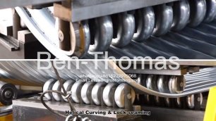 Завод BEN-THOMAS представляет линию для производства спиральновитых металлических гофрированных труб