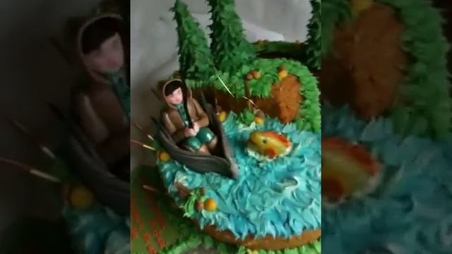 ТОРТ Рыбалка Cake Fishing