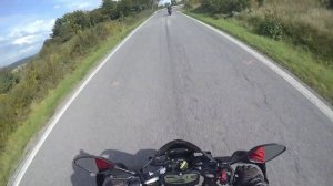 Ostra Luka, Zvolen, Slovakia on Yamaha MT07 following Yamaha FZS600