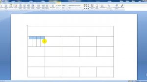 Создание таблицы в Ворде