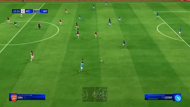 FIFA 22 XBOX 360 - Arsenal vs Napoli - Gameplay смотреть онлайн
