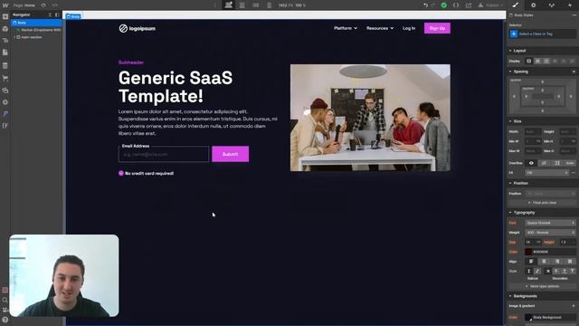 #7 Generic SaaS Template - Building Pages With Symbols смотреть онлайн