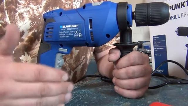 Честный обзор на Электрическая дрель 710W Blaupunkt смотреть онлайн