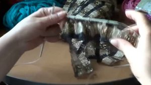 Вязание из ленточной пряжи Bolero