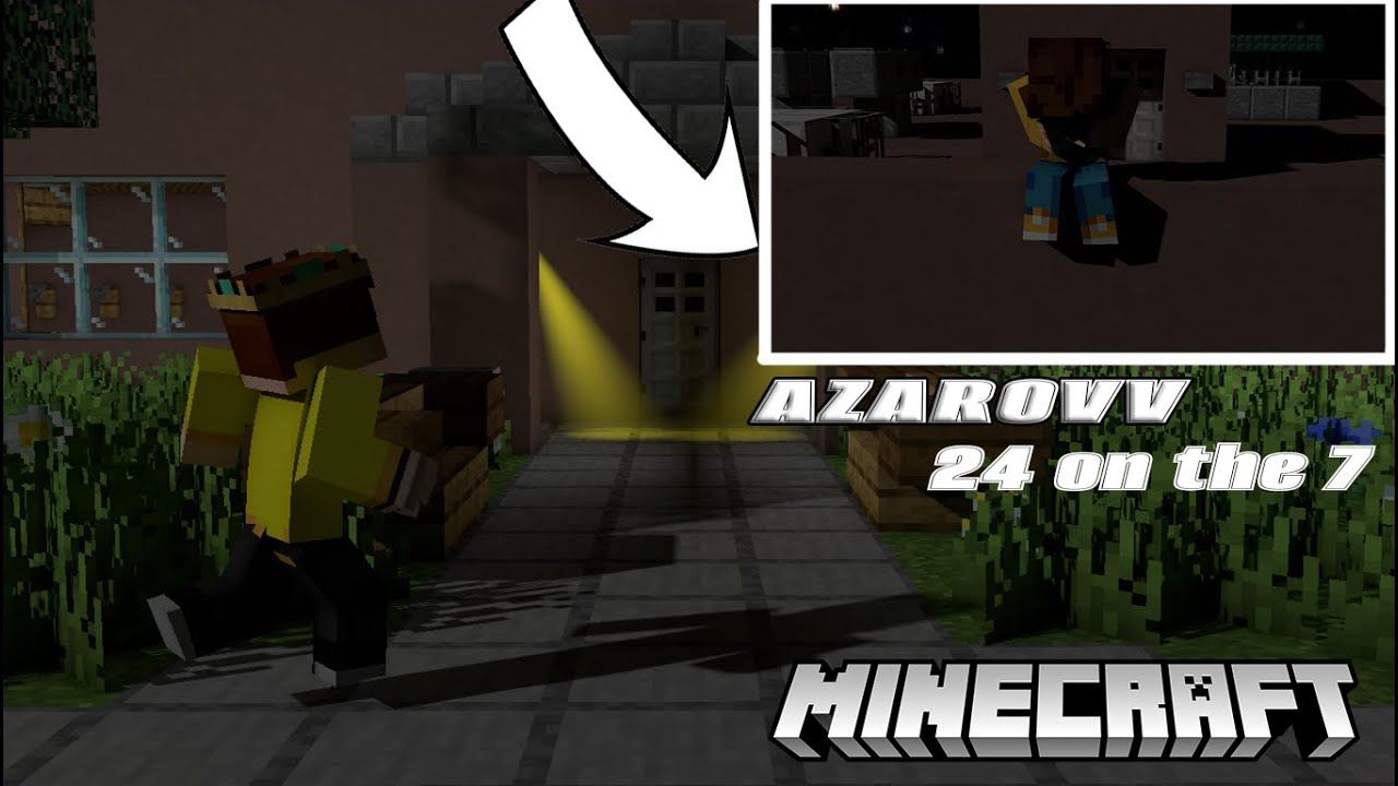 AZAROVV - 24 on the 7. Клип в minecraft (конкурс от Азарова). смотреть онлайн