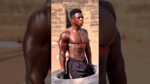 No Gym No Protein Powder African Bodybuilder | Muscle Madness ||African Bodybuilder  || Sharpshoote