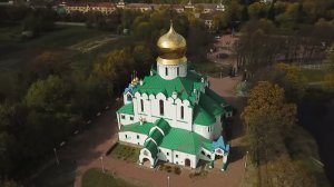 Город Пушкин с высоты птичьего полета