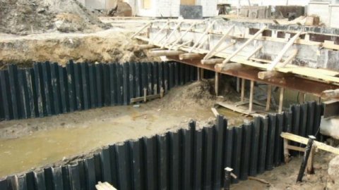 ШПУНТ. Укрепление берега /ШПУНТИНА/