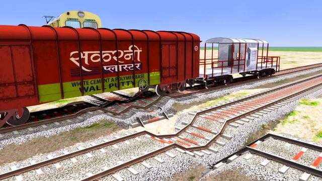 3 TRAINS RUNNING ON RISKY RAILROAD TRACKS | Most Dangerous Train Tracks – Train Simulator