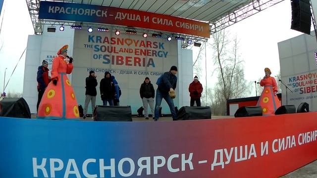 Гиревой спорт  г.Красноярска (Конкурс на масленицу) ||  Weight lifting of Krasnoyarsk (Maslenitsa)