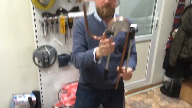 РоботунОбзор: гнем трубу трубогибом Rothenberger