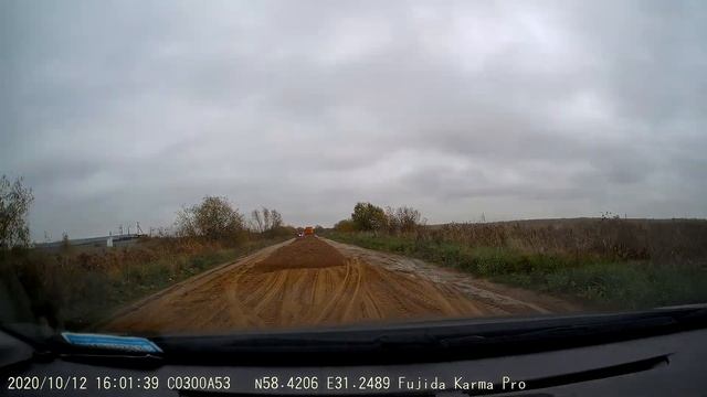 Ремонт дороги Подберезье - Теремец 12.10.2020 смотреть онлайн