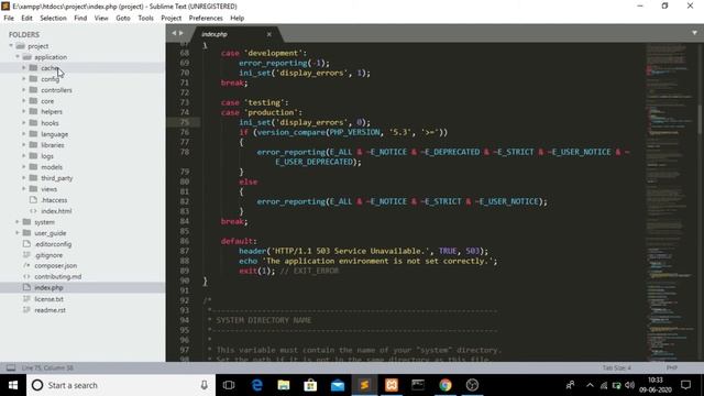 Codeigniter File Structure in Hindi
