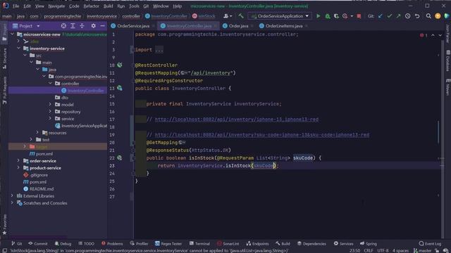 Spring Boot Microservices Project Example - Part 2 | Inter Service Communication смотреть онлайн