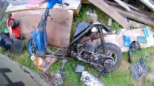 Suzuki love восстановление старого японского скутера.Вскрываю вариатор и цпг.Цепной привод.(часть 2