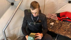 зимняя рыбалка на карася, озеро Тенис - Салтаим