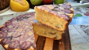 Нежнейший бананово-творожный пирог / Простой, быстрый и вкусный рецепт!