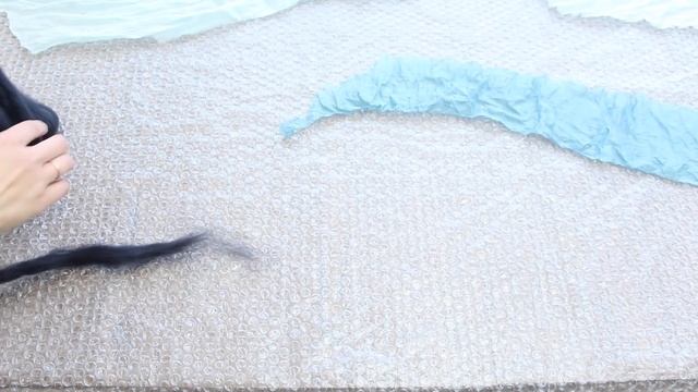 FELTING & ВАЛЯНИЕ: Как свалять палантин. 3 Урок.