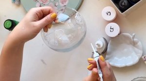 РОСПИСЬ ПО СТЕКЛУ // РОСПИСЬ СТЕКЛЯННОЙ ВАЗЫ СВОИМИ РУКАМИ