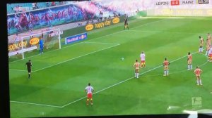 RB Leipzig : Mainz 05 | Tor von Emil Forsberg in der 17 Minute