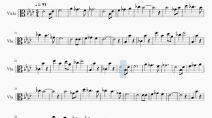 Viola Sheet Music: How to play Open Title (25th Hour) by Terence Blanchard