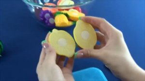 Игрушечные фрукты. Разрезаем игрушечные фрукты. Разрезаем фрукты для детей