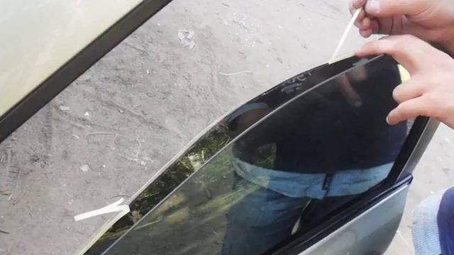 как снять съемную тонировку