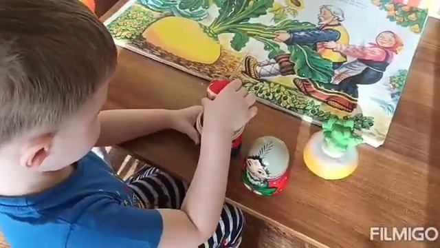 Мини-музей в группе раннего возраста Русская матрешка