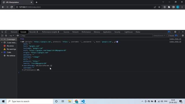 The Modern JavaScript Tutorial | Part 39 | URL Manipulation | Tech Quick Learner