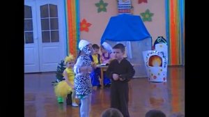 КОЛОБОК Театральная постановка сказки Детский садик спектакль на новый лад Українською мовою