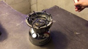 Coleman 502A Первый розжиг!