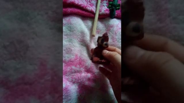 Поделка из пластилина и дерева. смотреть онлайн